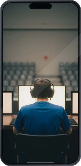 Imagem ilustrativa de eSports na tela de um celular